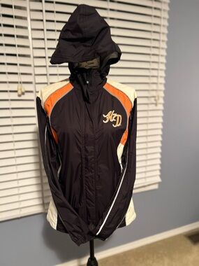 Harley-Davidson Black Jacket with Orange/Cream Logo Accents